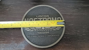 Mini Nostromo Weyland-Yutani corporation Alien Logo plaque