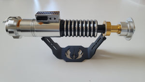 metal lightsaber stand