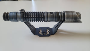 metal lightsaber stand