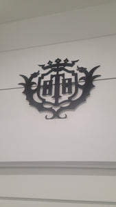 larger version Tower of Terror Hotel metal sign 15 inch wide