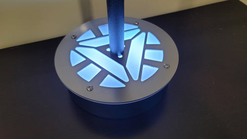 Helmet Display stand with LED lights iron man arc reactor