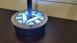 Helmet Display stand with LED lights iron man arc reactor