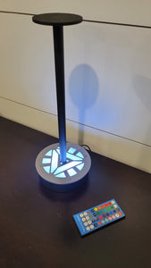 Helmet Display stand with LED lights iron man arc reactor