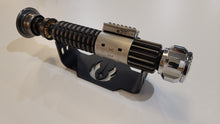 metal lightsaber stand minimalist design