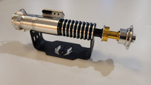metal lightsaber stand minimalist design
