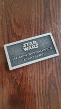 Anakin Skywalker's lightsaber name plate