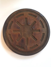 galactic republic plaque sign rust finish