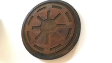 galactic republic plaque sign rust finish