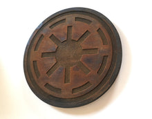 galactic republic plaque sign rust finish