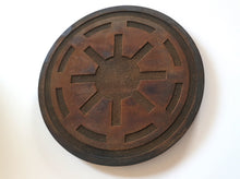 galactic republic plaque sign rust finish