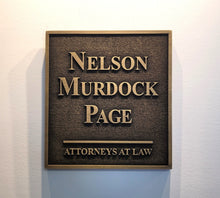 Daredevil Nelson Murdock and Page sign replica