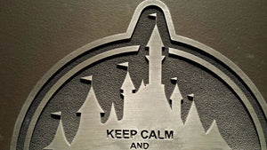 Disney inspired Keep calm and Have a Magical Day plaque