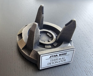 Thermal Detonator Display stand with data plate
