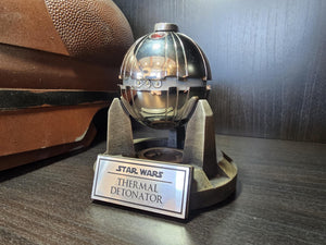 Thermal Detonator Display stand with data plate
