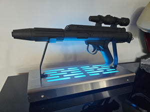 Rebel DH-17 Blaster Display stand with LED lights