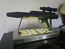 Rebel DH-17 Blaster Display stand with LED lights