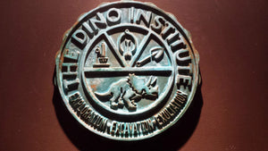 Disney DINOSAUR Dinoland U.S.A. Dino Institute Logo Animal Kingdom Sign Prop