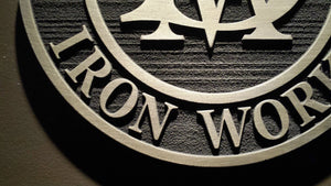 Disney BIG thunder mountain iron works prop sign replica