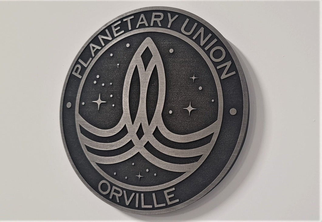 Orville Planetary Union wall plaque