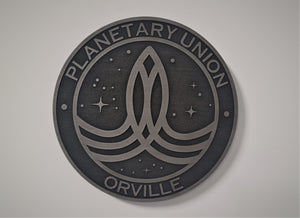 Orville Planetary Union wall plaque