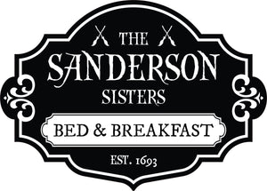 customizable Sanderson Sisters plaque hocus pocus brewing company bed and breakfast