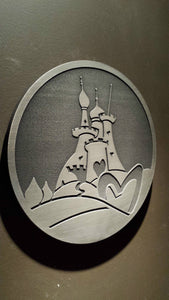 Alice in Wonderland themed wall plaque Queen of hearts restaurant inspired