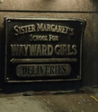 Marvels Deadpool School for Wayward Girls Delivery sign plaque Daredevil Hellhouse