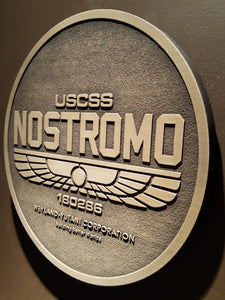 Nostromo Weyland-Yutani corporation Alien Logo plaque