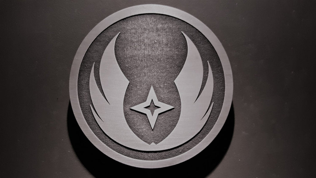 star wars Gray Jedi order plaque sign