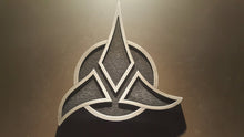 Star Trek Klingon Empire logo plaque