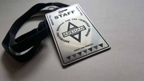 Batman Arkham asylum Full access badge cosplay prop