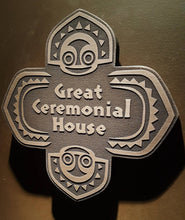Disney polynesian resort Great Ceremonial House Tiki replica sign bronze finish