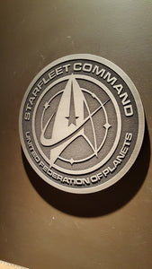 Star Trek Starfleet Command united federation of planets  plaque