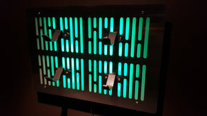 Star Wars double Lightsaber wallmount Display stand with LED lights