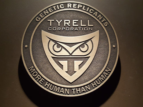 Blade Runner Tyrell Corporation Logo plaque