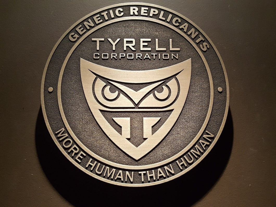 Blade Runner Tyrell Corporation Logo plaque