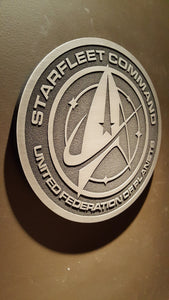 Star Trek Starfleet Command united federation of planets  plaque