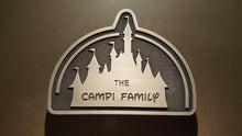 customizeable Disney inspired castle plaque