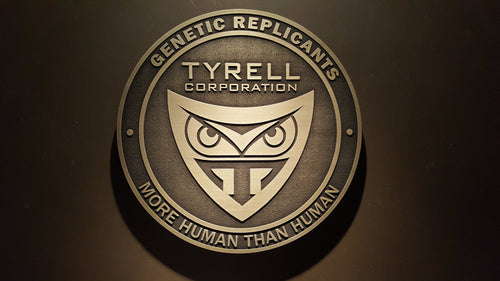 LARGE Blade Runner Tyrell Corporation Logo plaque
