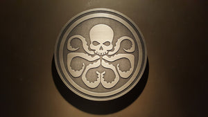 large version Marvels Agents of SHIELD comic inspired plaque HYDRA logo