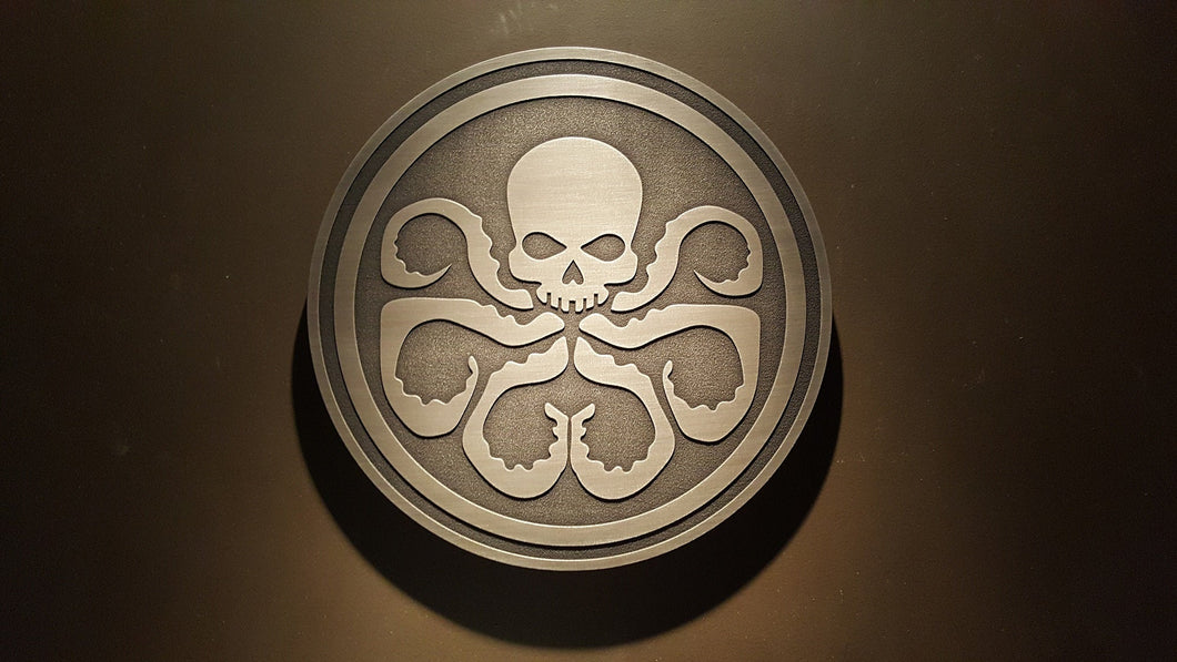 large version Marvels Agents of SHIELD comic inspired plaque HYDRA logo