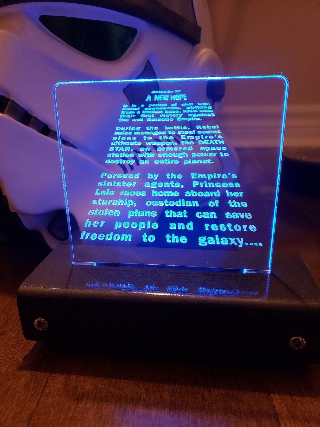 A New Hope opening credit crawl LED Display