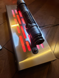 Star Wars single Lightsaber Display stand with LED and rear jack