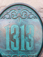 Personalized oval Haunted Mansion Themed address Plaque