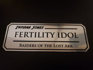 Indiana jones fertility idol data plate