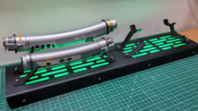 Star Wars black finish 4 Lightsaber Display stand with LED lights