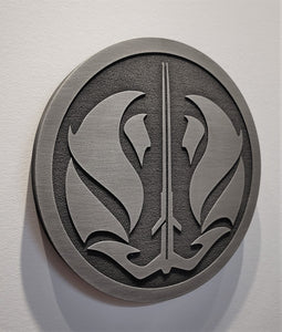star wars Gray Jedi order version 2 plaque sign
