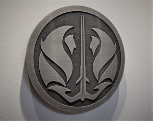 star wars Gray Jedi order version 2 plaque sign