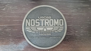 Mini Nostromo Weyland-Yutani corporation Alien Logo plaque
