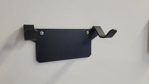 metal wallmount lightsaber bracket including dataplate of your choice